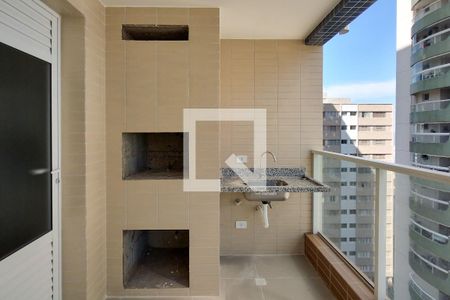 Varanda da Sala de apartamento para alugar com 2 quartos, 79m² em Aviação, Praia Grande