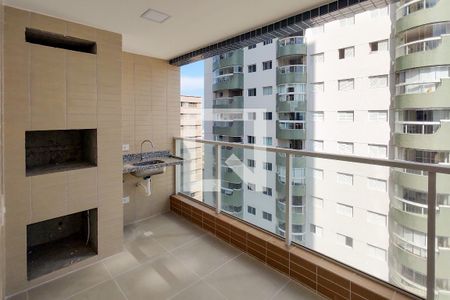 Varanda da Sala de apartamento para alugar com 2 quartos, 79m² em Aviação, Praia Grande