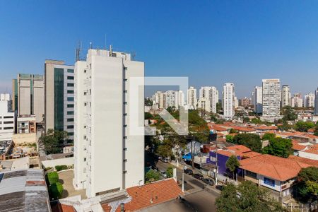 Sala - Vista de apartamento à venda com 1 quarto, 43m² em Vila Congonhas, São Paulo