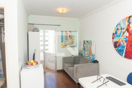 Sala de apartamento à venda com 1 quarto, 35m² em Bela Vista, São Paulo