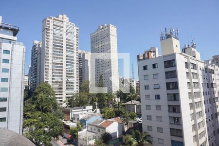 Vista da Sacada de apartamento à venda com 1 quarto, 35m² em Bela Vista, São Paulo