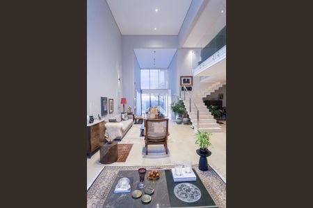sala de casa de condomínio à venda com 3 quartos, 479m² em Alphaville Nova Lima, Nova Lima