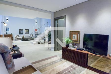 Sala de TV de casa de condomínio à venda com 3 quartos, 479m² em Alphaville Nova Lima, Nova Lima