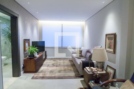 sala de casa de condomínio à venda com 3 quartos, 479m² em Alphaville Nova Lima, Nova Lima