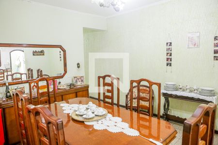 Sala de Jantar de casa à venda com 3 quartos, 212m² em Jardim Marek, Santo André