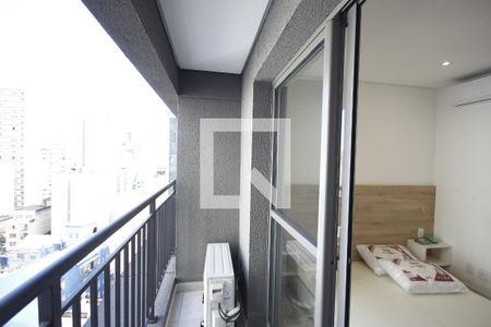 Studio para alugar com 21m², 1 quarto e sem vagaVaranda