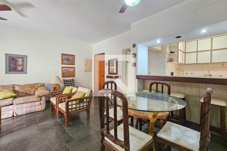 Sala de apartamento para alugar com 2 quartos, 83m² em Balneario Cidade Atlantica, Guarujá