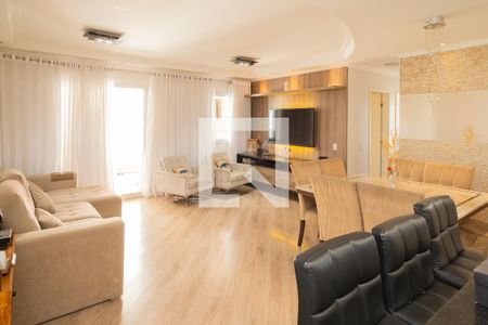 Sala de apartamento à venda com 3 quartos, 102m² em Baeta Neves, São Bernardo do Campo