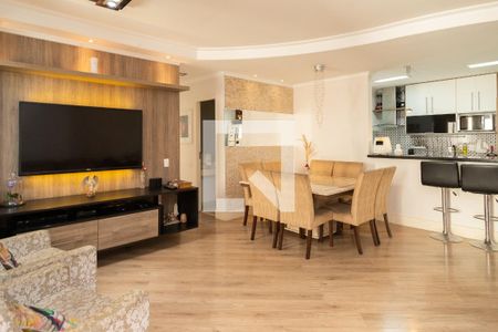 Sala de apartamento à venda com 3 quartos, 102m² em Baeta Neves, São Bernardo do Campo