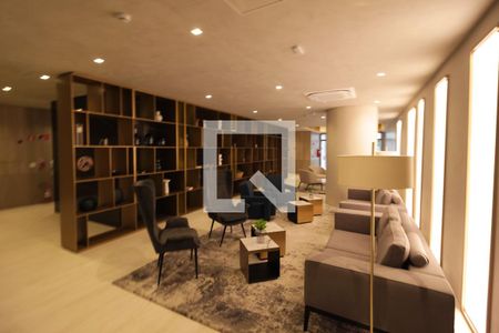 Apartamento à venda com 47m², 1 quarto e 1 vaga Apartamento à venda com 47m², 1 quarto e 1 vagaHall social