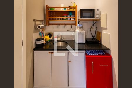 Casa de condomínio para alugar com 40m², 1 quarto e sem vagaDetalhe da cozinha