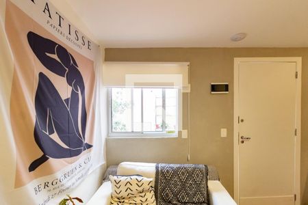 Casa de condomínio para alugar com 40m², 1 quarto e sem vagaDetalhe da sala