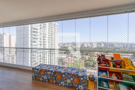Varanda de apartamento à venda com 3 quartos, 98m² em Santo Amaro, São Paulo