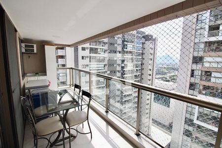Varanda da Sala de apartamento para alugar com 3 quartos, 82m² em Recreio dos Bandeirantes, Rio de Janeiro