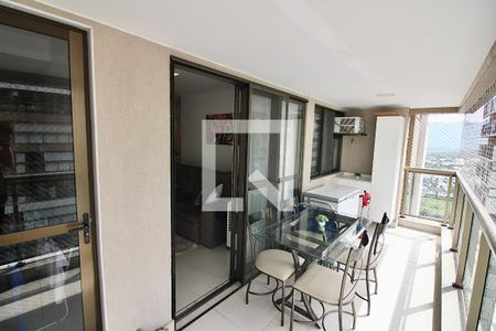 Varanda da Sala de apartamento para alugar com 3 quartos, 82m² em Recreio dos Bandeirantes, Rio de Janeiro