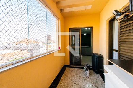 Varanda da Sala de apartamento à venda com 3 quartos, 140m² em Campestre, Santo André