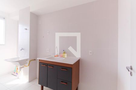 Cozinha de apartamento para alugar com 1 quarto, 27m² em Brás, São Paulo