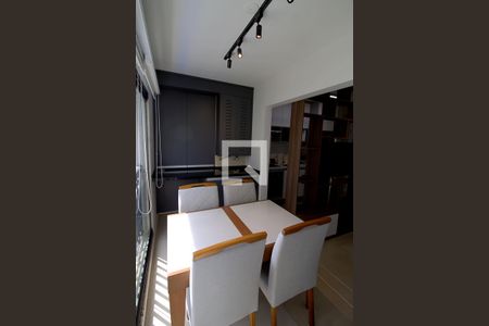 Varanda da Sala de apartamento para alugar com 1 quarto, 38m² em Vila Andrade, São Paulo