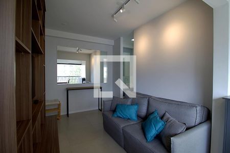 Sala  de apartamento para alugar com 1 quarto, 38m² em Vila Andrade, São Paulo