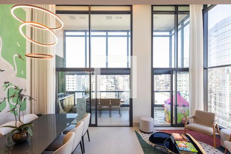 Sala de apartamento à venda com 2 quartos, 127m² em Jardim Paulista, São Paulo