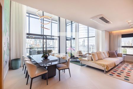 Sala de apartamento à venda com 2 quartos, 127m² em Jardim Paulista, São Paulo