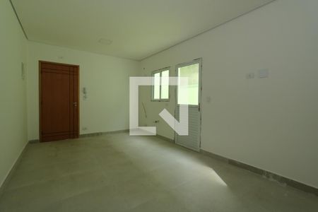 Sala/Cozinha de apartamento à venda com 2 quartos, 50m² em Vila Silvestre, Santo André