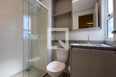 Banheiro de kitnet/studio para alugar com 1 quarto, 31m² em Vila Mariana, São Paulo