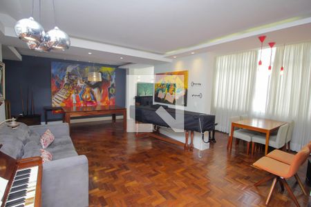 Sala de apartamento à venda com 4 quartos, 167m² em Laranjeiras, Rio de Janeiro