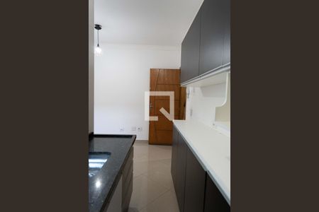 Cozinha de apartamento à venda com 2 quartos, 48m² em Vila Alice, Santo André