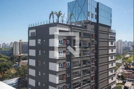 Vista da Varanda do Studio de kitnet/studio à venda com 1 quarto, 26m² em Indianópolis, São Paulo