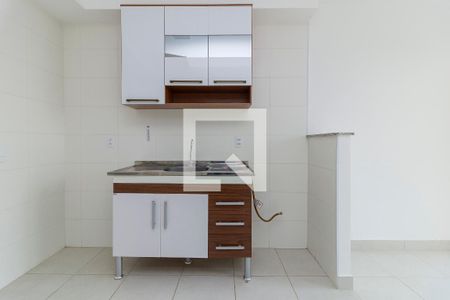 Cozinha de apartamento para alugar com 1 quarto, 31m² em Vila das Belezas, São Paulo