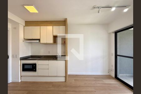 Sala de apartamento para alugar com 1 quarto, 29m² em Brooklin Paulista, São Paulo
