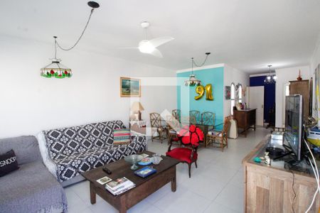 Sala de apartamento para alugar com 3 quartos, 252m² em Balneário Cidade Atlântica, Guarujá