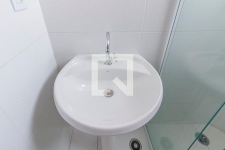 Banheiro da Suíte de kitnet/studio para alugar com 1 quarto, 38m² em Vila Ramos, São Paulo