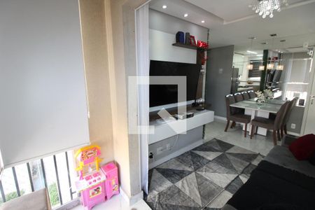 Sala/Cozinha de apartamento para alugar com 2 quartos, 49m² em Parque São Lourenço, São Paulo