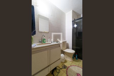 Banheiro de kitnet/studio para alugar com 1 quarto, 40m² em Centro, Campinas