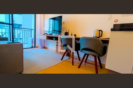 Sala de apartamento para alugar com 1 quarto, 32m² em Perdizes, São Paulo