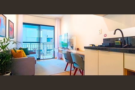SalaSala de apartamento para alugar com 1 quarto, 32m² em Perdizes, São Paulo