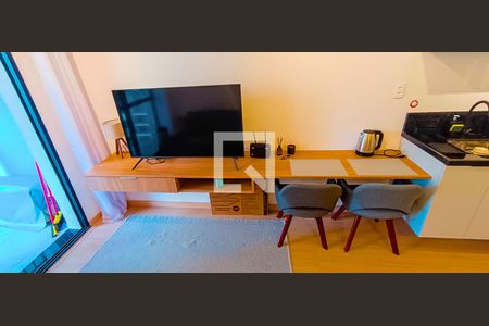 Sala de apartamento para alugar com 1 quarto, 32m² em Perdizes, São Paulo