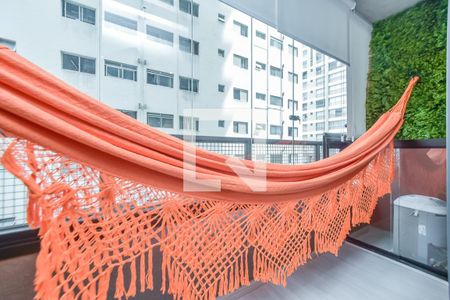 Varanda de kitnet/studio à venda com 1 quarto, 25m² em Consolação, São Paulo