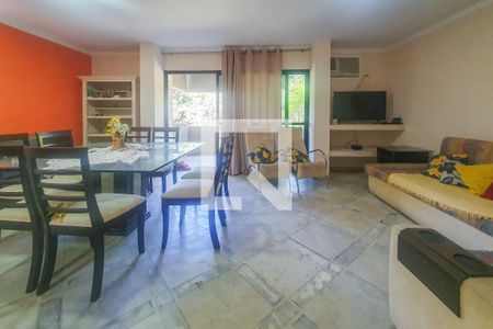 Sala de apartamento para alugar com 3 quartos, 150m² em Balneário Cidade Atlântica, Guarujá