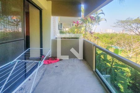 Varanda de apartamento para alugar com 3 quartos, 150m² em Balneário Cidade Atlântica, Guarujá