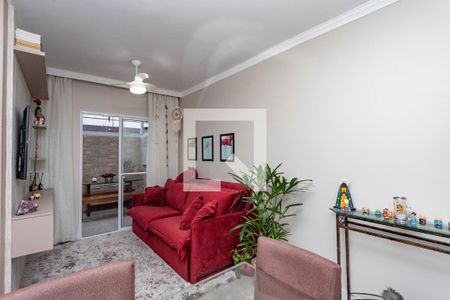 Sala  de apartamento à venda com 3 quartos, 98m² em Centro, Diadema