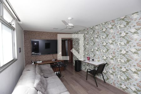 Sala de apartamento à venda com 3 quartos, 79m² em Jardim Riacho das Pedras, Contagem