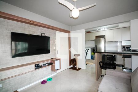 Sala de apartamento à venda com 1 quarto, 40m² em Menino Deus, Porto Alegre