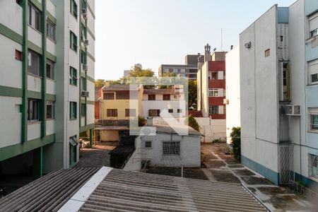 Vista da Sala de apartamento à venda com 1 quarto, 40m² em Menino Deus, Porto Alegre