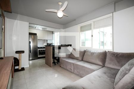 Sala de apartamento à venda com 1 quarto, 40m² em Menino Deus, Porto Alegre