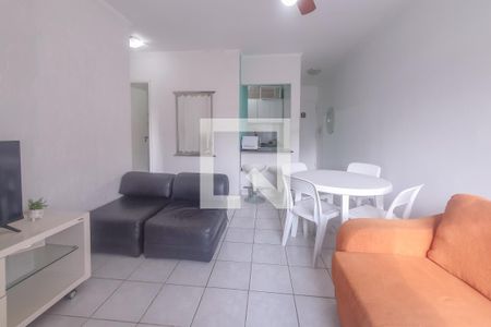 Sala de apartamento para alugar com 2 quartos, 55m² em Centro, Guarujá