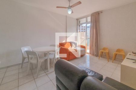 Sala de apartamento para alugar com 2 quartos, 55m² em Centro, Guarujá