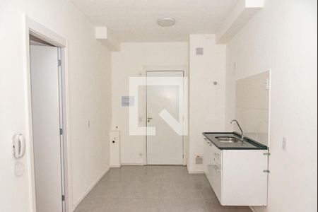 Sala/cozinha de apartamento à venda com 1 quarto, 34m² em Mooca, São Paulo